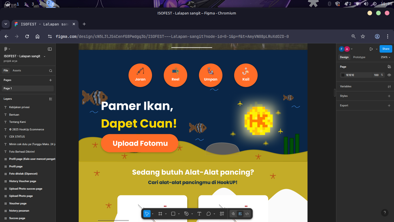 UI/UX Design Exploration in Figma